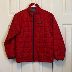 Patagonia Kids Red Puffer Jacket